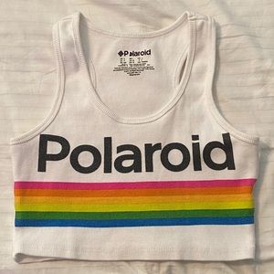 Polaroid Rainbow tank!❤️🧡💛💚💙